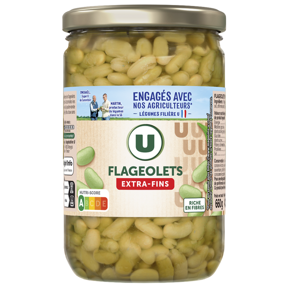 U Flageolets verts extra-fins - Bocal 420g