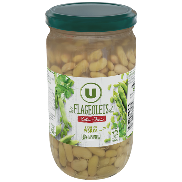 U Flageolets verts extra-fins - Bocal 420g