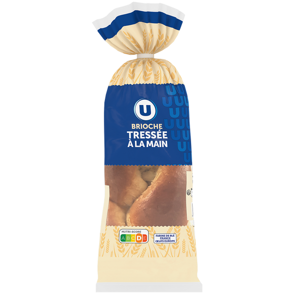 U Brioche tressée  600g