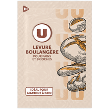 U Levure boulangère 6 sachets de 5g dans un paquet de 30