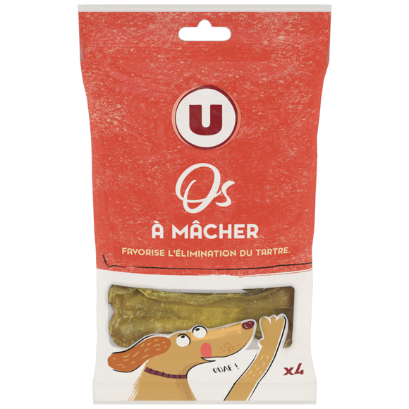 U Os à mâcher  x4 100g