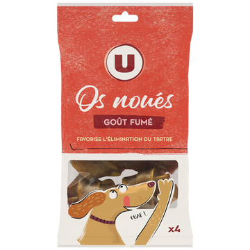 U Os noues goût fumés,  4x124g