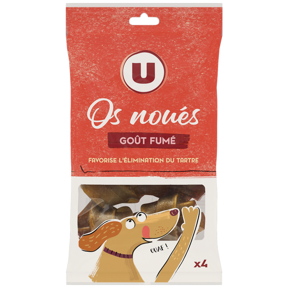 U Os noues goût fumés,  4x124g