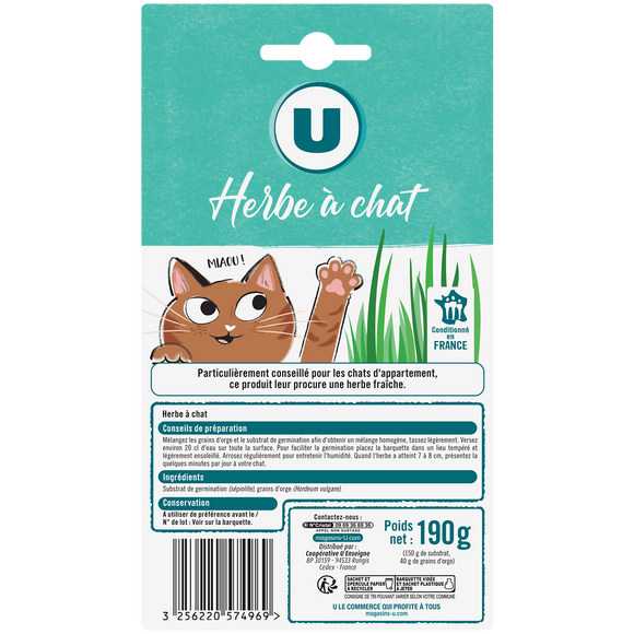 U Herbes pour chat  190g