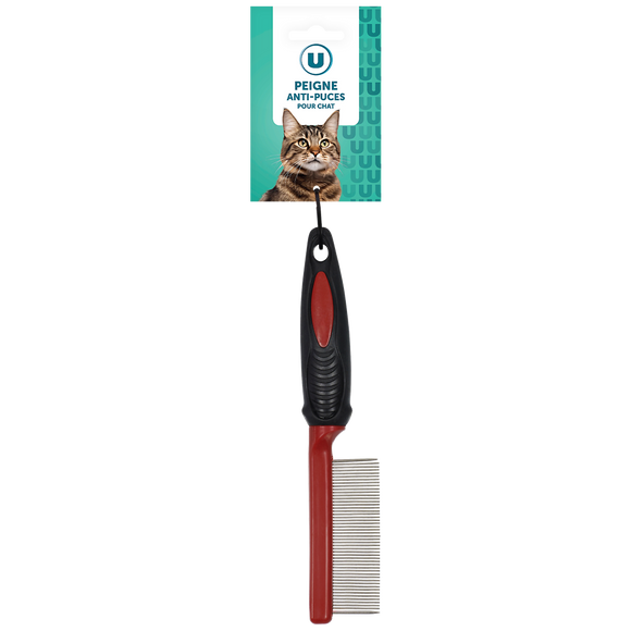 U Peigne anti-puces pour chat