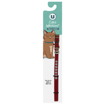 U Collier réfléchissant pour chat