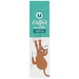 U Griffoir pour chat en carton