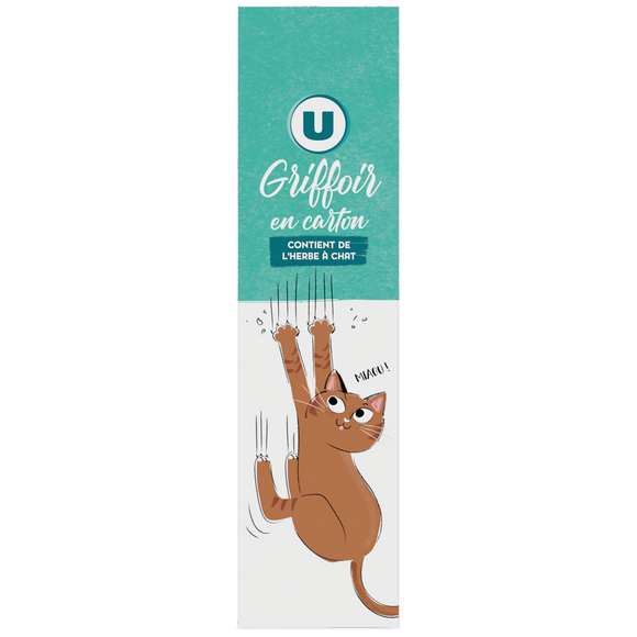 U Griffoir pour chat en carton