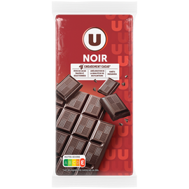 U Chocolat noir supérieur  3 Tablettes de 100g