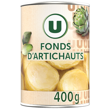 U Fonds d'artichauts - Boîte 210g
