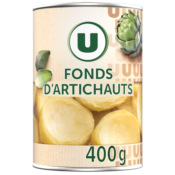 U Fonds d'artichauts - Boîte 210g