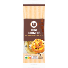 U Mini chinois aux pépites de chocolat x6 - 300g
