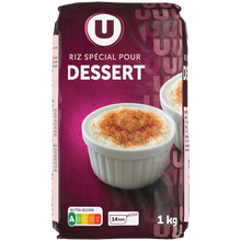 U Riz rond dessert paquet carré de 1kg
