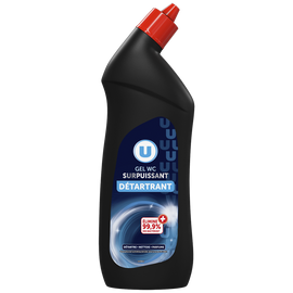 U Gel wc surpuissant détartrant 5 en 1  bouteille de 750ml