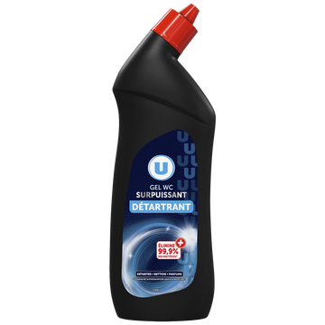 U Gel wc surpuissant détartrant 5 en 1  bouteille de 750ml
