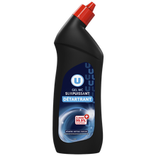 U Gel wc surpuissant détartrant 5 en 1 bouteille de 750ml