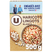 U Haricots lingot blanc , étui de 500g