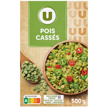 U Pois cassés  étui de 500g