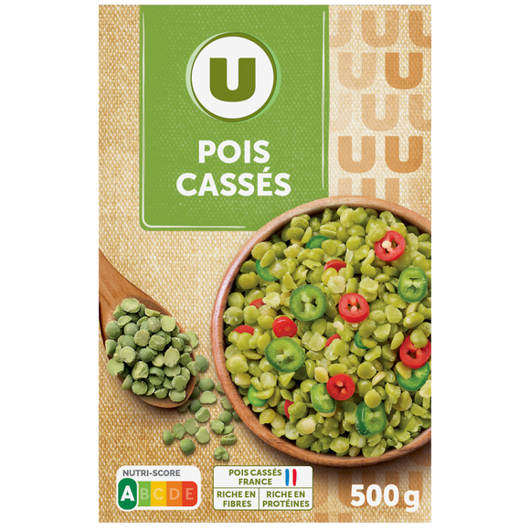 U Pois cassés  étui de 500g