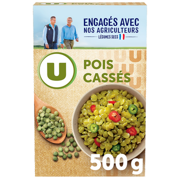 U Pois cassés étui de 500g