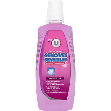 BY U Bain de bouche pour dents et gencives sensibles  500ml