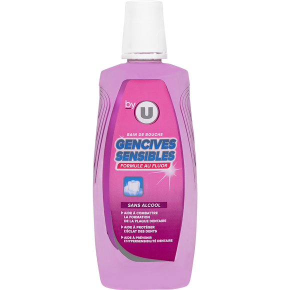BY U Bain de bouche pour dents et gencives sensibles  500ml