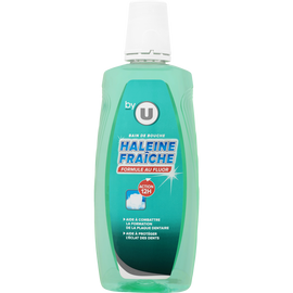 BY U Bain de bouche classique fraîcheur  Flacon 500ml