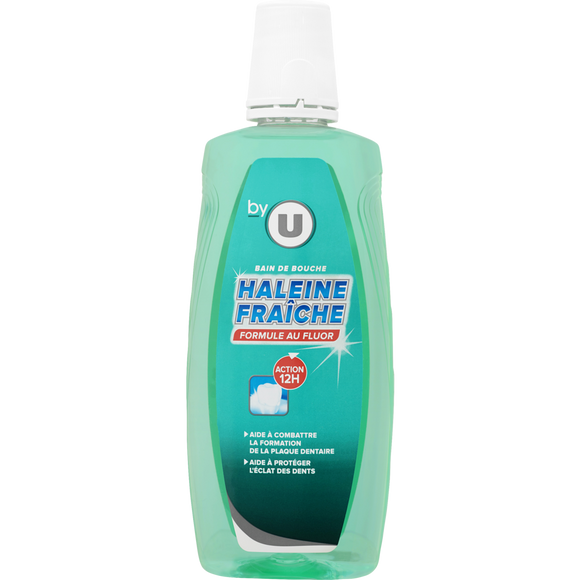 BY U Bain de bouche classique fraîcheur  Flacon 500ml