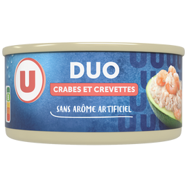 U Duo crabe et crevettes  121g