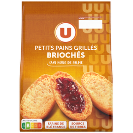 U Petits pains grillés briochés - 225g