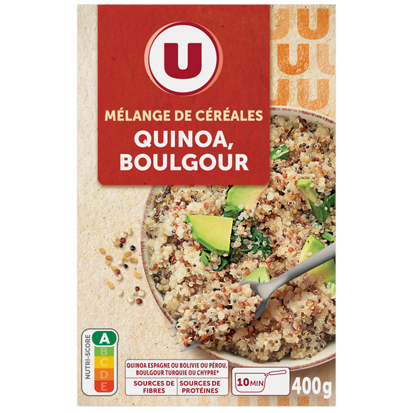 U Duo de céréales quinoa et boulgour  400g