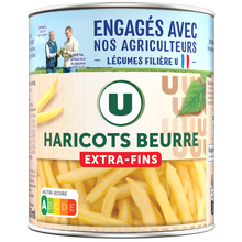 U Haricots beurre extra-fins - Boîte de 440g net égoutté