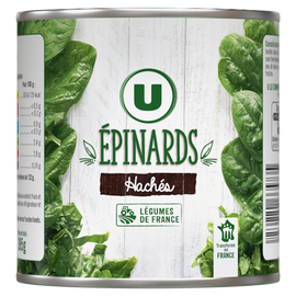 U Epinards hachés - Boîte de 395g