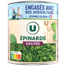 U Epinards hachés - Boîte de 795g