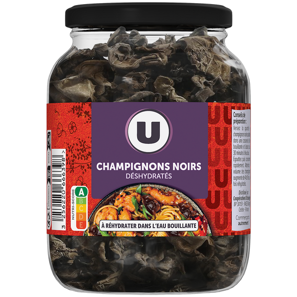 U Champignons noirs déshydratés paquet de 50g