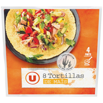 U Tortillas souples de maïs  8 paquets  -  320g