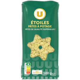 U Pâtes étoiles, sachet de 500g