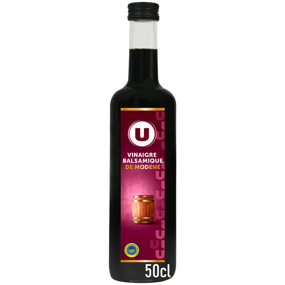 U Vinaigre balsamique bouteille en verre de 50cl
