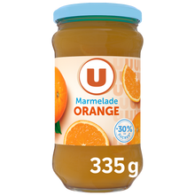 U Marmelade d'orange allégée pot de 335g