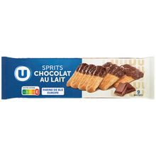 U Gâteau Sprits au chocolat au lait 150g