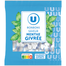 U Bonbons à la menthe givrée sachet de 250g