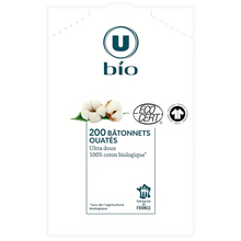 U BIO Bâtonnets ouatés boîte x200