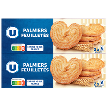 U Palmiers feuilletés 2x100g