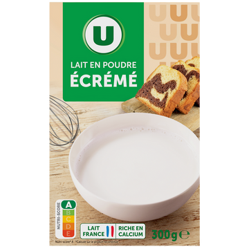 U Lait écrémé en poudre  300g