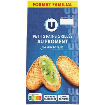 U Petits pains grillés au froment  400g