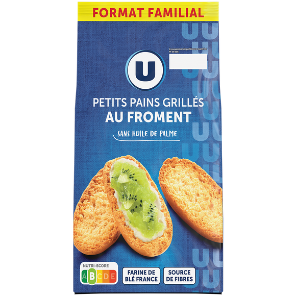 U Petits pains grillés au froment  400g