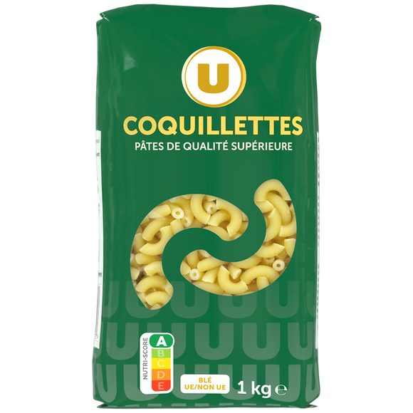 U Coquillettes qualité supérieure, 1kg