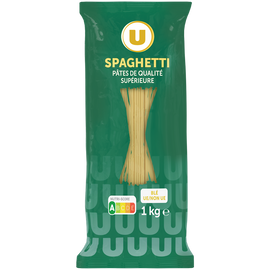 U Spaghetti qualité supérieure, sachet cello de 1kg