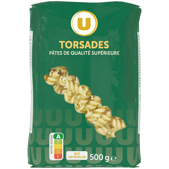U Torsade qualité supérieure  paquet cello de 500g