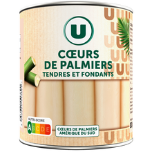 U Coeur palmier, boîte 4/4 500g poids net égoutté 500g